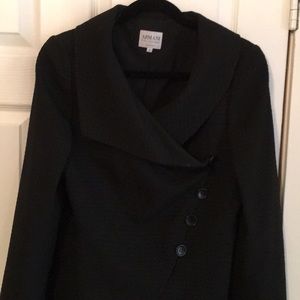 Armani Cowl-neck Black Jacket